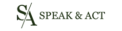 logo speak and act logo speak and act