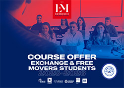 Course offer - Exchange and free movers students