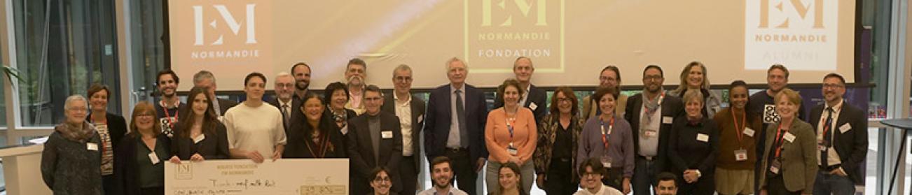 La Fondation EM Normandie apporte son soutien financier à 214 étudiants de l’école