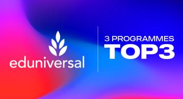 3 programmes dans le top 3 du classement Eduniversal 2025